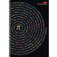 Тетрадь А4 80л клетка "Число Пи" на спирали 4 дизайна 80Т4тВ1гр/077327