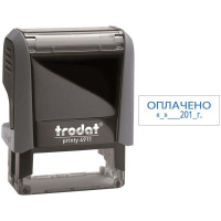 Оснастка для штампа 38 х 14мм "Оплачено с датой" ассорти 4911 Р3