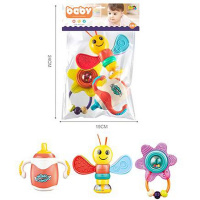 Набор погремушек 24х19см 3шт/уп., пластик 2299076/1109