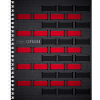 Тетрадь А5 96л клетка "Обратная связь" на спирали 4 дизайна 063330