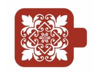 Трафарет пластиковый 9х9см с ручкой М9О-20