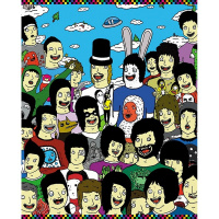 Тетрадь А5 48л клетка "Лазер Би. Выпуск №2" на скобе 5 дизайнов 48Т5В1/071320