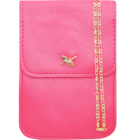 Сумочка 12х18см 2 отделения, искусственная кожа, малиновая SD2272