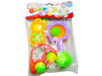 Набор погремушек 25х17см 3шт/уп., пластик Y7530-18