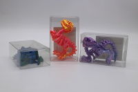 Фигурка 3D "Динозавр" подвижный, пластик, 6 цветов BJ5227