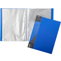 Папка 100 вкладышей "Standard" А4 пластик 0,80мм синяя 100AV4_00109/039805