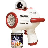 Мыльные пузыри - пистолет "Космос" электрический, 12 отверстий 16х15см 2 цвета PQ2396