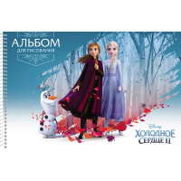 Альбом для рисования А4 30л "Холодное сердце" на спирали, микроперфорация, 5 дизайнов 061648