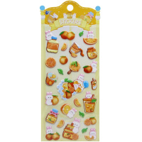 Наклейки 3D "Лакомства" 10х24см 6 видов Y10904-24