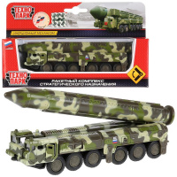 Машина "РСЗО Тополь" хаки, инерционная, металл 15см (открывающиеся двери) SB-16-20-M-WB Машина "РСЗО Тополь" хаки, инерционная, металл 15см (открывающиеся двери) SB-16-20-M-WB