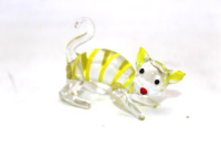 Сувенир "Кошка" 6см стекло Y5817-17