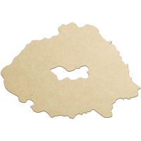 Заготовка для декорирования "Срез камня №3" 25х17см фанера 3мм 970010