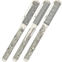 Ручка шариковая "DreamWrite. Animals. Pattern" 0,7мм синяя, в футляре, 3 вида 20-0264/08