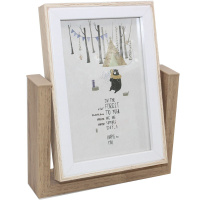 Рамка для фото 10х15см дерево, с зеркалом, 2 цвета HW172