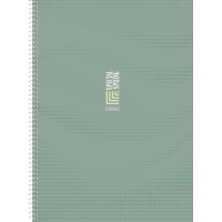 Тетрадь А4 160л клетка "Special Spring" на спирали многоуровневая перфорация, глянцевая ламинация