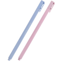 Ручка гелевая "Super Slim. Zefir" 0,28мм черная, корпус Soft Touch, 2 цвета 20-0396