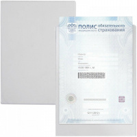Обложка-карман д/медицинского полиса 220х160мм пвх 3151.300