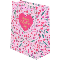 Пакет подарочный "Сердца" 18х23х10см 3 вида 3151 M