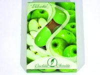 Свеча чайная 12гр ароматизир яблоко 6шт/уп 001811