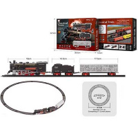 Железная дорога 40х33см d-101см 15 деталей пластик 2084660/5109