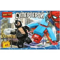 Конструктор "Супергерои" 45 деталей 20х14х4см пластик (1 фигурка) 60041-ZH
