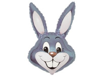 Шар возд. Мини Фигура гр.2 И-6 Кролик серый 42см X 24см шар фольга 902537