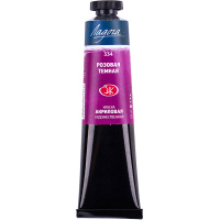 Краска акриловая 46мл розовая темная туба Ладога 2204334