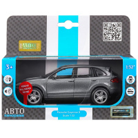Машина "Porsche Cayenne S" серая, инерционная, металл 17,5см (свет, звук, откр.двери) JB1251140 Машина "Porsche Cayenne S" серая, инерционная, металл 17,5см (свет, звук, откр.двери) JB1251140