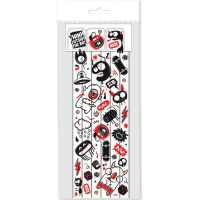 Набор закладок самоклеящихся 6 шт/уп "Монстры" 1,2х37,6см белые 2921-100.Р4/6