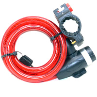 Замок противоугонный 1200мм, 12 мм, трос, ключ GW-34022-212