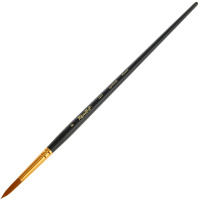 Кисть синтетика круглая №6 длинная ручка ЖС1-06,07Ж