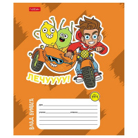 Тетрадь А5 12л линия "Влад А4" на скобе 5 дизайнов 12Т5В2/082390