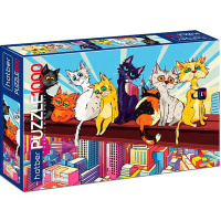 Пазлы 1000 эл. "Premium. КотоБанда" 68х48см 1000ПЗ2_31825/086748