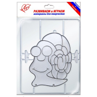Трафарет д/витражных красок "Улитка" 25С 1572-08