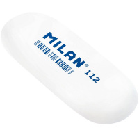 Ластик "112" овальный, 73х28х9мм белый, из синтетического каучука CMM112