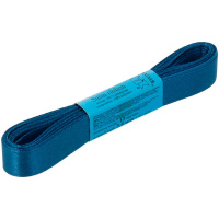 Лента упаковочная атласная 1,2см х 5,4м сине-серая №145 AL-12P