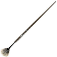 Кисть барсук веерная №7 длинная ручка "Художник" 4680043631247