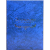 Обложка А4 "Свидетельство о рождении. Гроза" синяя, ламинированная СРЛ4-29н