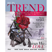 Тетрадь А5 48л клетка "Be in Trend" на скобе фольга конгрев 5 дизайнов 48Т5КфA1/054711