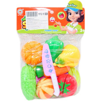 Набор овощей 9 предметов 25х17см пластик, на липучке Y9702-19