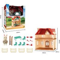 Набор домик "Счастливая семья" с мебелью + 1 герой 2296118/A06