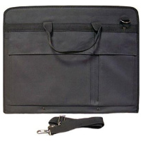 Папка А3 (49*38,5*6) с отдел."гармошка" и доп. карманами черная м.078/1А "Художник" 078/1А