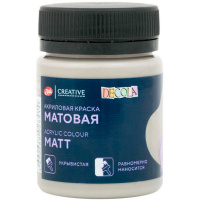 Краска акриловая 50мл французский кофе матовая Декола 14328445