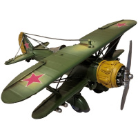 Декоративное изделие "Истребитель И-15 СССР. 2-я мировая война" 32х27х13см металл