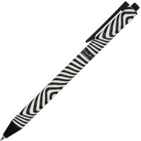 Ручка шариковая "ArtClick.Оптическая иллюзия" 0,5мм синяя, автомат, корпус Soft Touch 20-0281/20