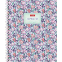 Тетрадь А5 96л клетка "В аромате грез" на спирали матовая ламинация 2 дизайна 96Т5лВ1гр/067308