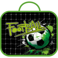 Папка с ручками 33,5х26х6см "Green football" ткань ПШ-11