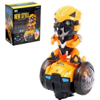 Робот "Автомобиль" танцуюший 24х15см, пластик (свет, музыка) 1898566/17138