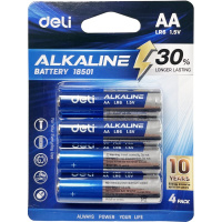 Батарейка Deli LR06 AA 1шт E18501