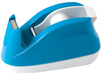 Диспенсер для клейкой ленты 18мм 123х57х65мм синий E808